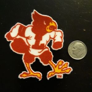 Louisville Cardinals Cards 2 1/2 Lextra Hat Uniform Shirt Jacket Costume Patch